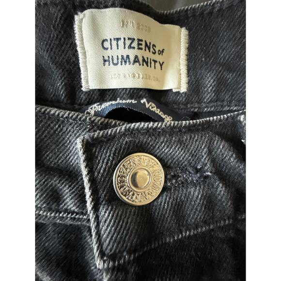 Citizens of Humanity Jolene High Rise Jeans in Stormy Black Size 25 - Picture 11 of 15